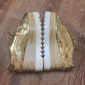 Gold Star Platform sneakers size 6